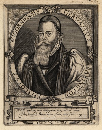 Gervase Babingtona od Theodore de Bry
