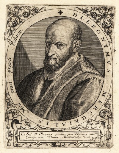 Girolamo Mercuriale , italský filolog od Theodore de Bry