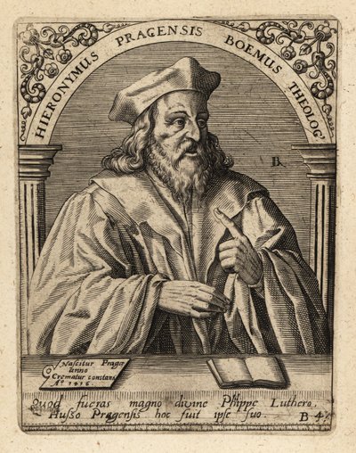Jeroným Pražský od Theodore de Bry