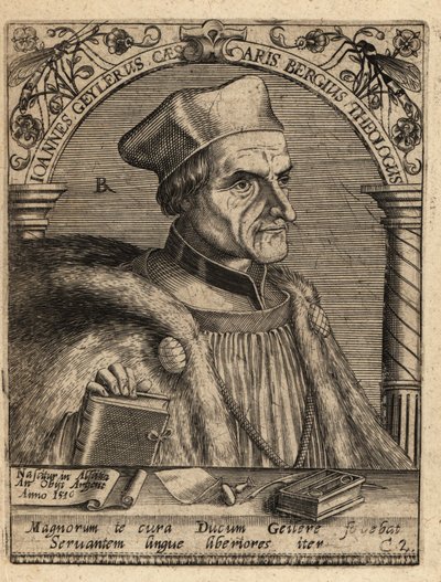 Johann Geiler z Kaisersbergu od Theodore de Bry