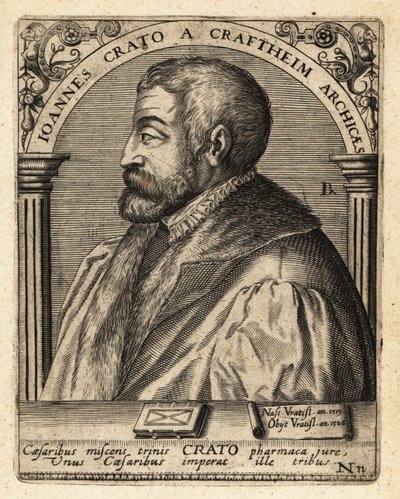 Johannes Crato z Krafftheimu od Theodore de Bry