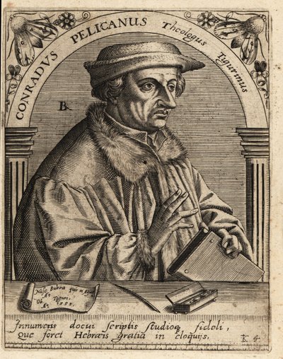 Konrád Pellikan od Theodore de Bry