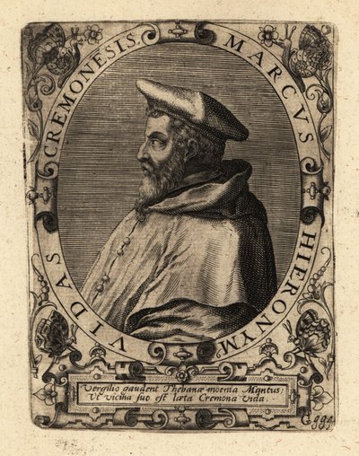Marco Girolamo Vida , italský humanista. od Theodore de Bry