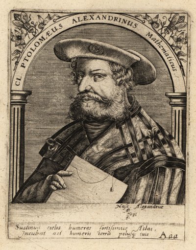 Nicolaus Germanus , německý kartograf. od Theodore de Bry