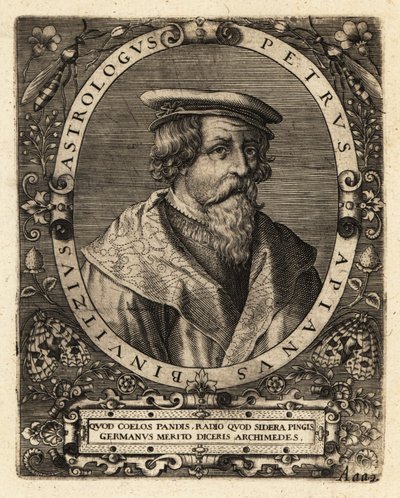 Peter Apian , německý astronom. od Theodore de Bry
