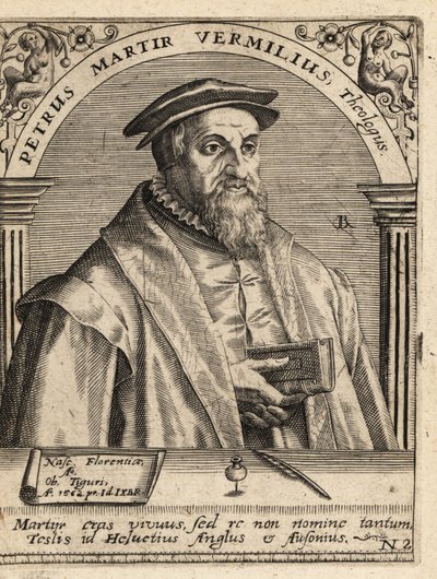 Petr mučedník Vermigli od Theodore de Bry
