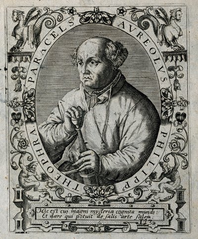 Philippus Theophrastus Aureolus Bombastus von Hohenheim Paracelsus, 1645. od Theodore de Bry