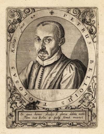 Pierre de Belloy, francouzský právník a soudce. od Theodore de Bry