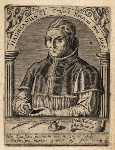 Papež Adrian VI od Theodore de Bry
