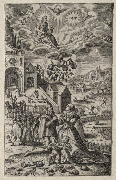 Modlitba. od Theodore de Bry