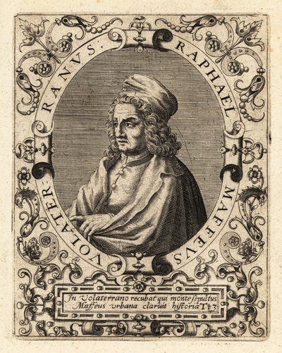 Raffaello Maffei , italský historik od Theodore de Bry