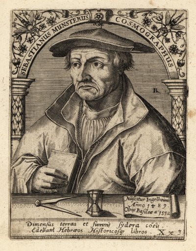 Sebastian Munster , německý kosmograf. od Theodore de Bry
