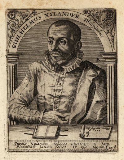 Wilhelm Xylander, německý klasický učenec. od Theodore de Bry