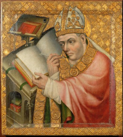 Psaní Bishop (tempera na dřevě) od Theodoric Master