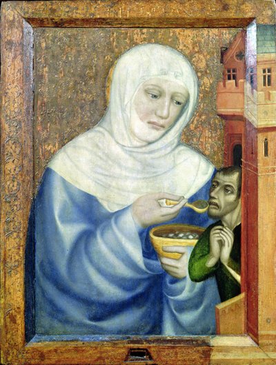 Svatá Alžběta Uherská (1207–31) od Theodoricus of Prague