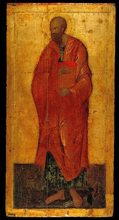 Apoštol Pavel (tempera na dřevě) od Theophanes the Greek