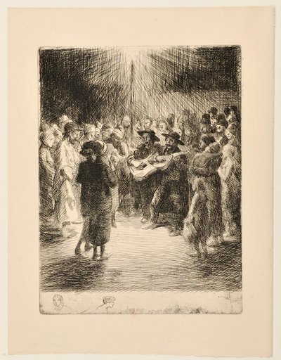 [Večerní píseň] od Théophile Alexandre Steinlen