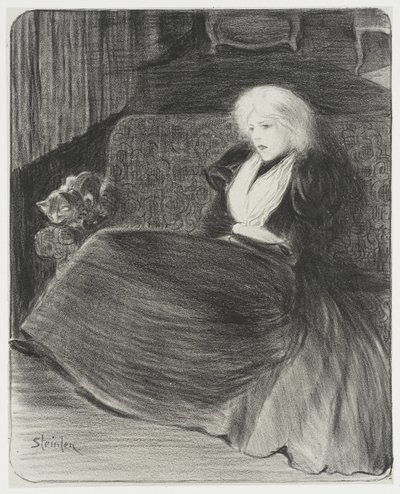 Křehká píseň od Théophile Alexandre Steinlen