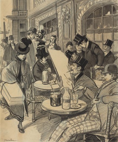 U Maxima od Théophile Alexandre Steinlen