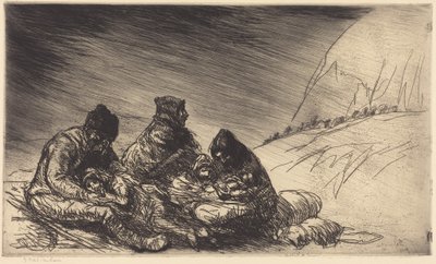 Exodus od Théophile Alexandre Steinlen