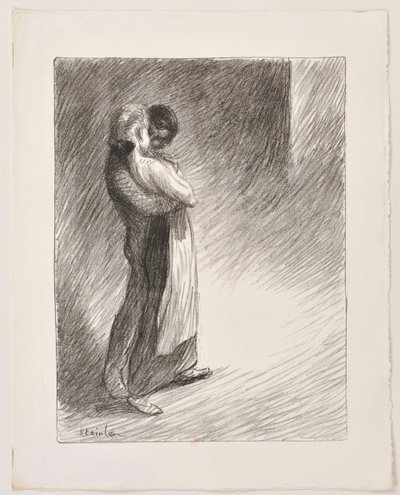 Předměstská idyla od Théophile Alexandre Steinlen