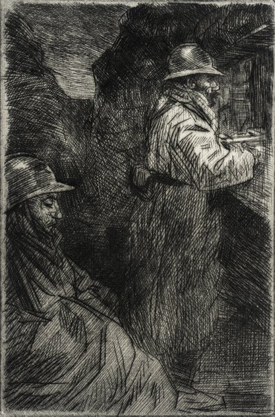 V kasárnách od Théophile Alexandre Steinlen