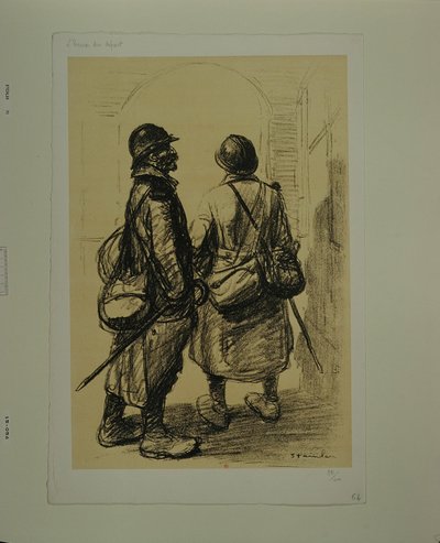 Hodina odjezdu od Théophile Alexandre Steinlen