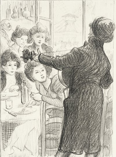 Zpěvák lesů od Théophile Alexandre Steinlen