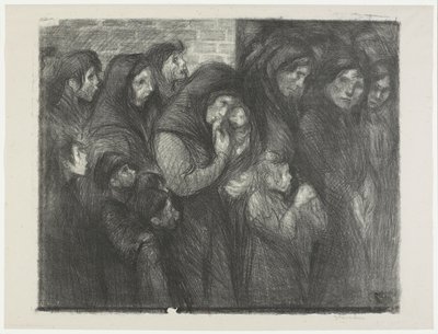 [Vdovy z Courrières] od Théophile Alexandre Steinlen