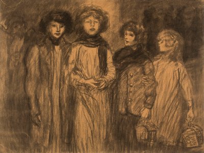 Švadlenky od Théophile Alexandre Steinlen
