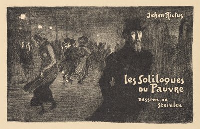 Paříž v noci od Théophile Alexandre Steinlen
