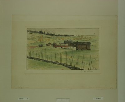[Krajina v Norsku] od Théophile Alexandre Steinlen