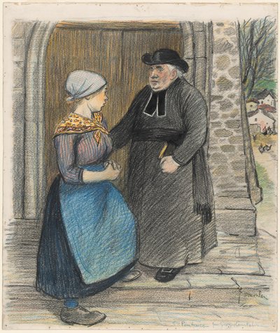 Pokání od Théophile Alexandre Steinlen