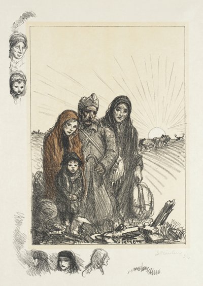 Návrat k domovu od Théophile Alexandre Steinlen