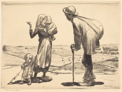Vzdálené město od Théophile Alexandre Steinlen