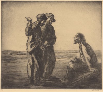 Tři společníci od Théophile Alexandre Steinlen