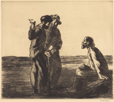 Tři společníci od Théophile Alexandre Steinlen