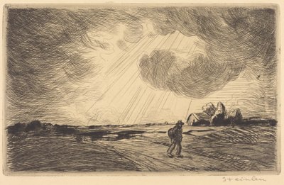 Bouřka od Théophile Alexandre Steinlen