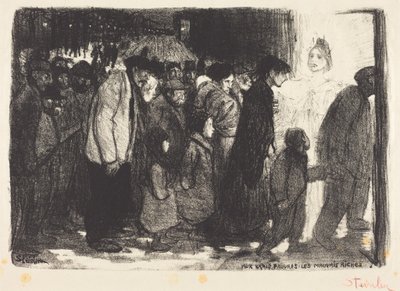 To the True Poor: The Wicked Rich (Skutečným chudým: Zlí bohatí) od Théophile Alexandre Steinlen