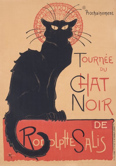 Turné Chat Noir od Théophile Alexandre Steinlen