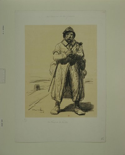 Starý mazák (otisk b) od Théophile Alexandre Steinlen