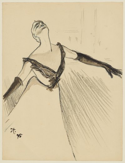 Yvette Guilbert od Théophile Alexandre Steinlen
