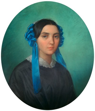 Portrét mladé dívky, 1843 od Theophile Gautier