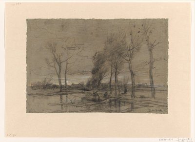 Podzimní krajina od Theophile de Bock