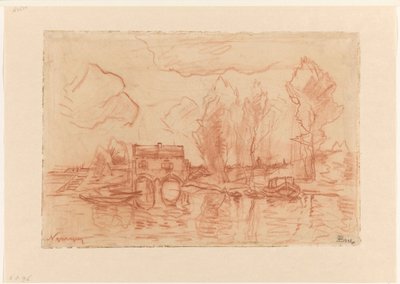 Krajina poblíž Nijmegenu od Theophile de Bock