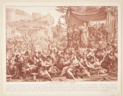 Sabinerindernes rov od Therèse Éléonore Lingée