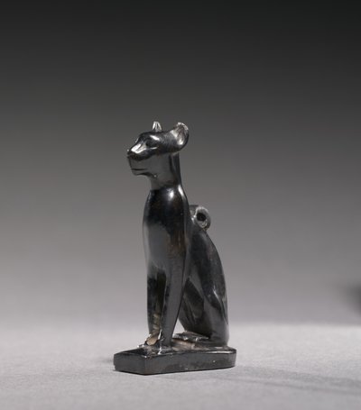 Amulet z Bastetu, asi 1069-715 př. n. l. (hematit) od Third Intermediate Period Egyptian