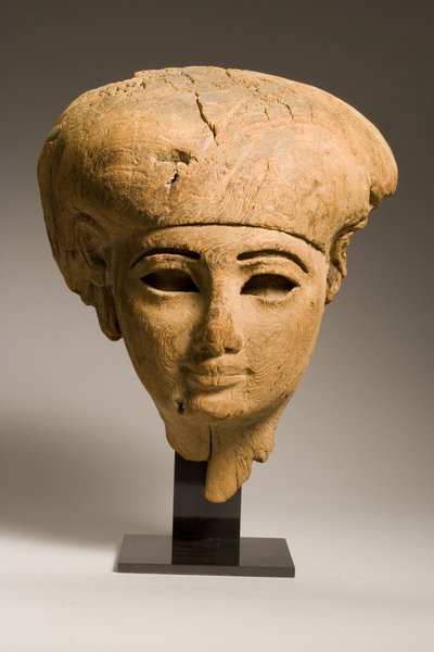 Maska mumie, začátek 1. tisíciletí př. n. l. (dřevo) od Third Intermediate Period Egyptian