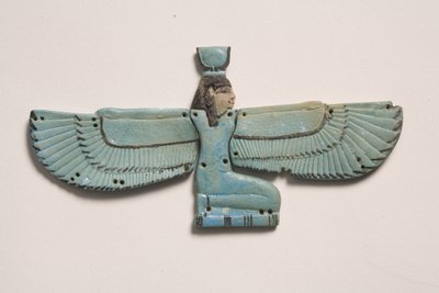 Pektorál okřídlené bohyně Isis (fajáns) od Third Intermediate Period Egyptian