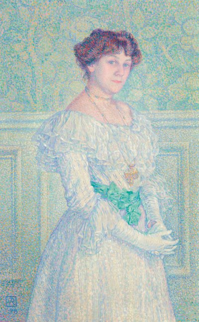 Portrét Laure Flé, 1898. od Théo van Rysselberghe